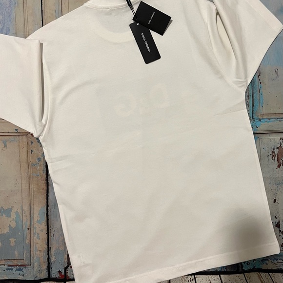 Dolce Gabbana Cotton t-shirt with d&g print M - Picture 5 of 11